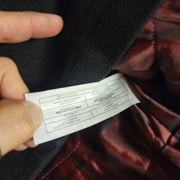 Soul of London Navy Blue Peacoat Medium Mens Pockets LIned Heavy Coat Jacket - Picture 3 of 14